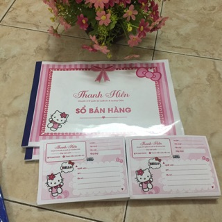 2 sổ bán hàng và 300 phiếu ship xinh đẹp
