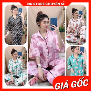 Đồ bộ nữ mặc nhà phom 60kg tay cánh dơi chất kate mịn in hình bò sữa in hình lập thể dễ thương DBKIHTN70