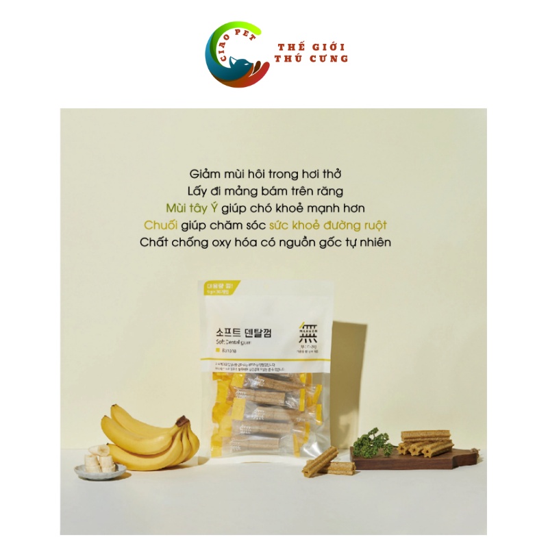 [270g] GUM CHĂM SÓC RĂNG SOFT DENTAL GUM CHO CHÓ