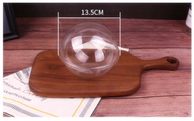 Set 10 hộp hình cầu  và túi xách tròn đựng hoa quả dầm, bánh trái,  thạch dừa, trang trí đựng son, nước hoa | BigBuy360 - bigbuy360.vn