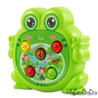 hღ✯Whack A Frog Game Hammers Đồ chơi tương tác cho bé Hoạt động vui nhộn Trò chơi có âm nhạc và ánh sáng Đồ chơi phát triển sớm
