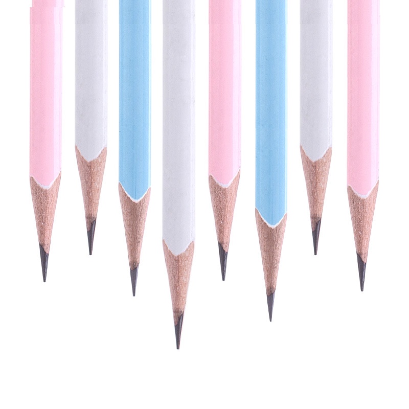 Bút Chì Gỗ Hình Tam Giác Deli 2B Kèm Thước Đo Tiện Dụng Cho Học Sinh