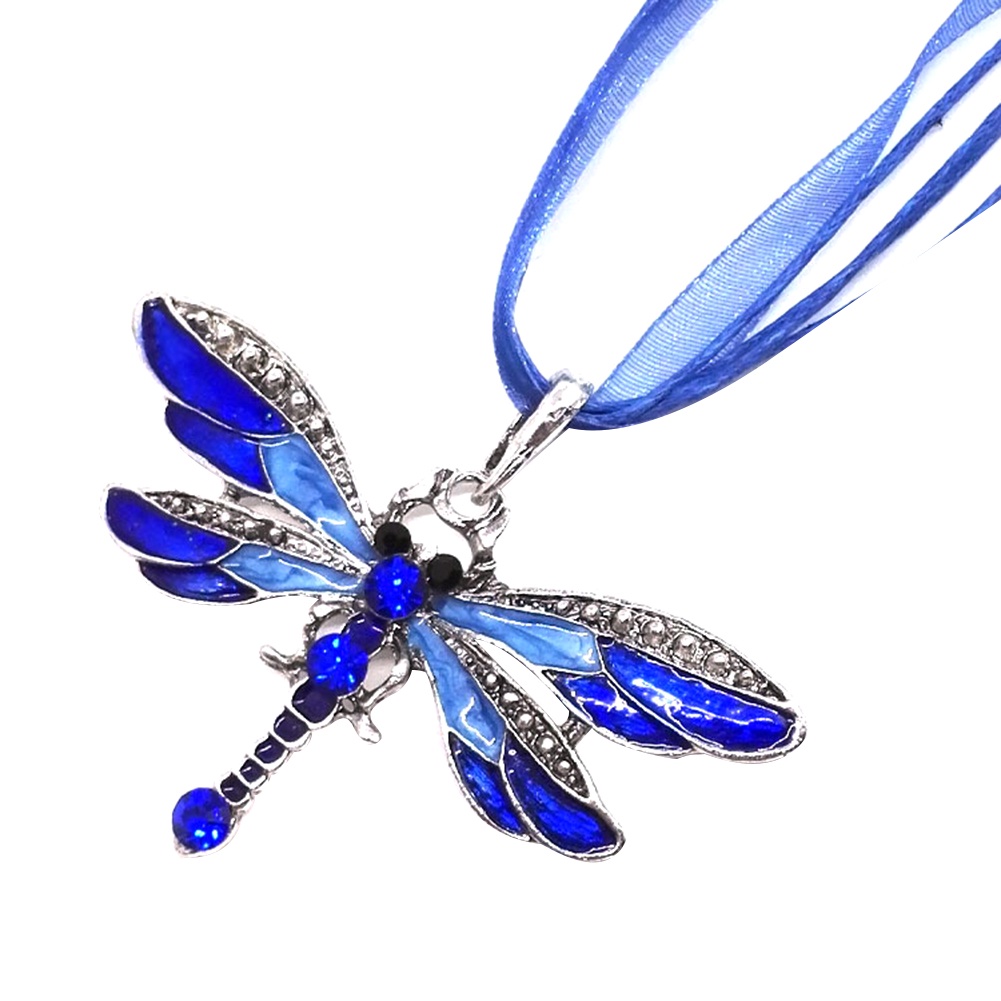 Vòng cổ Hợp Kim Hình Chuồn Chuồn Đính Đá Xinh Xắn Cho Nữ