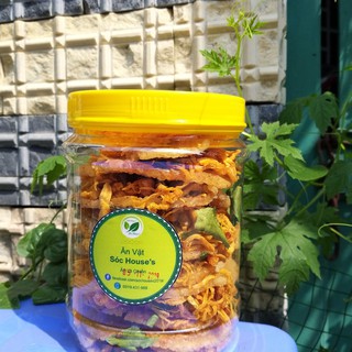 CƠM CHÁY LẮC KHÔ GÀ LÁ CHANH 500gr