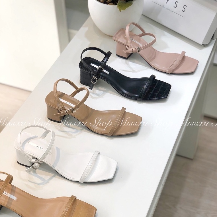 Giày sandal nữ quai mảnh ngang 5cm thời trang MYSS - SD36