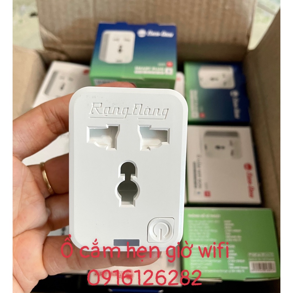 Ổ cắm wifi Rạng Đông 16A tự hẹn giờ