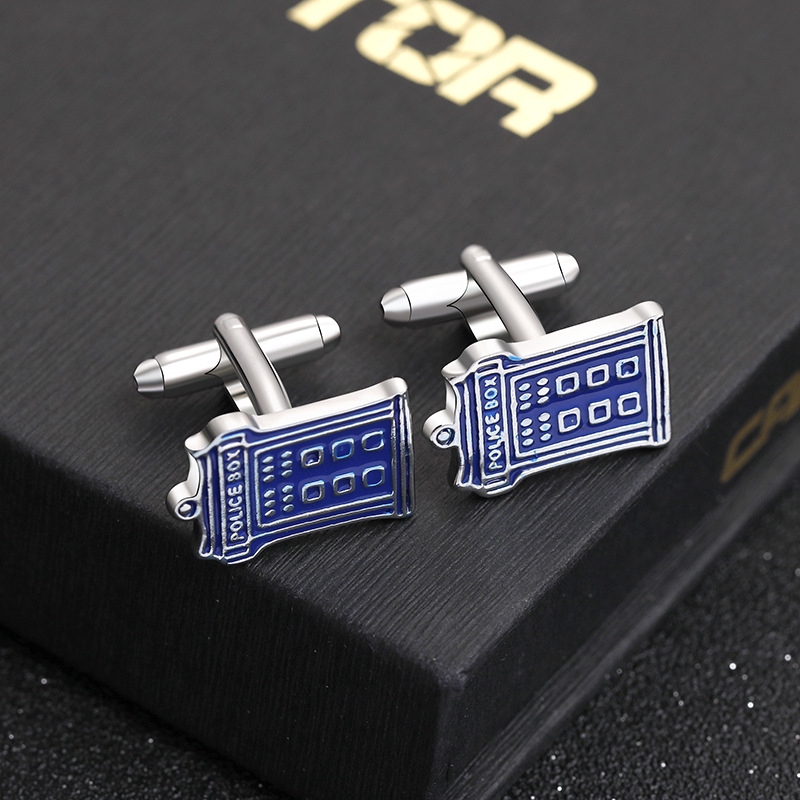 EFAN Cross Border Men's Casual Fashion Shirt Suits Cufflinks Accessories P1011