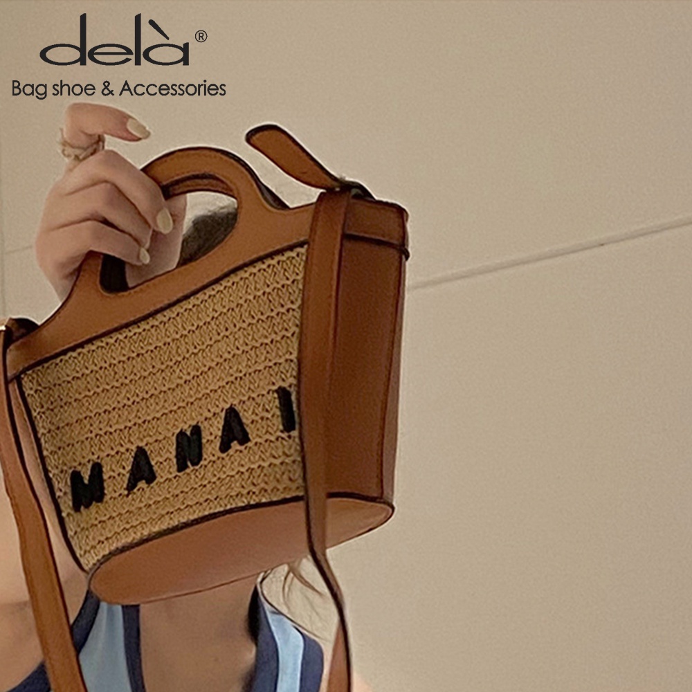 Dela Túi Rơm Đan Thời Trang Mùa Hè
