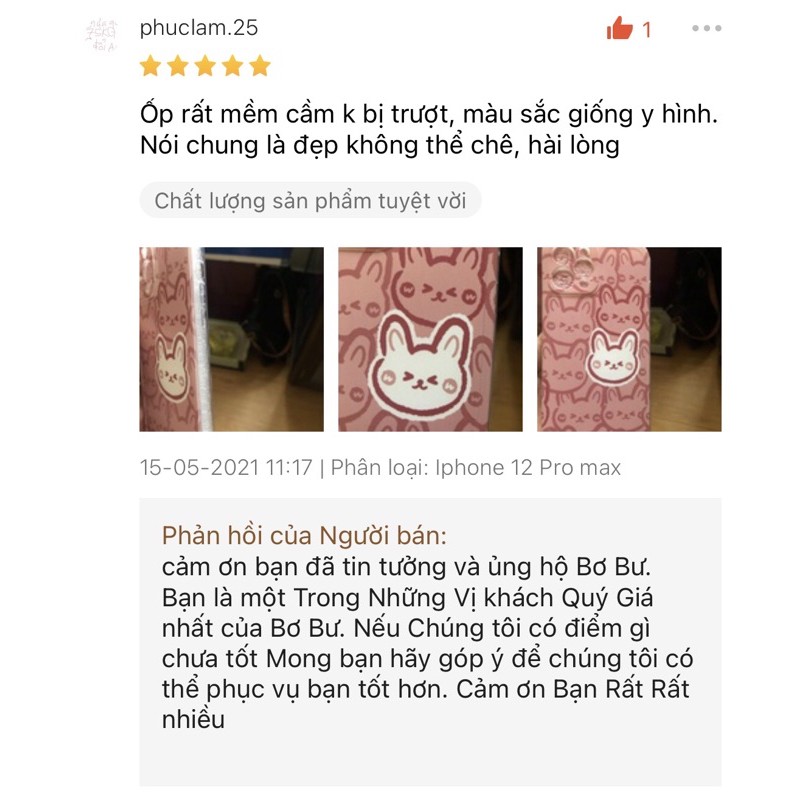 Ốp Lưng iphone 11 /8/8plus/7x/7Plus/xs/ xsmas/12/11/ 11promax/ 12promax thỏ Hồng Trắng-Bơ Bư