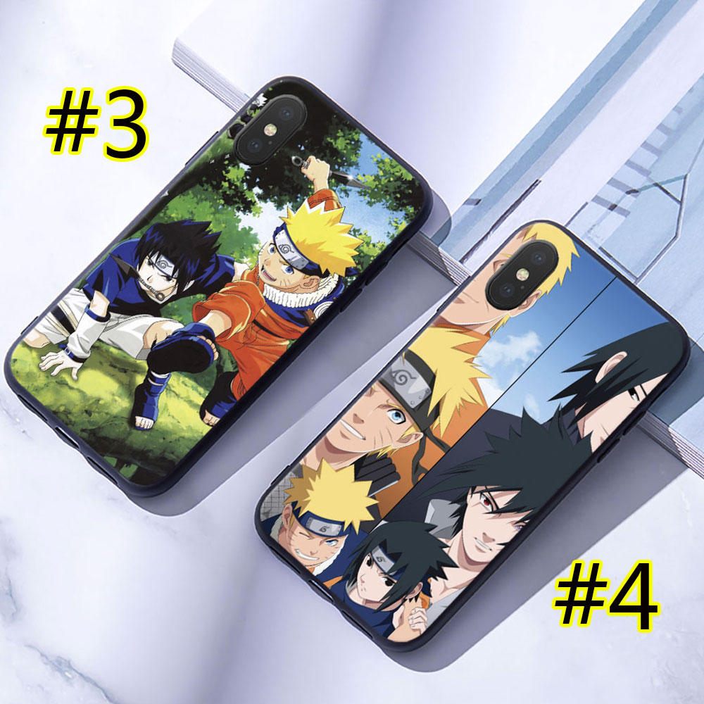 Ốp Lưng Silicone Mềm In Hình Naruto 3 Compatible for iPhone 6 / 6s / 7 / 8 Plus / X / Xr Naruto 3