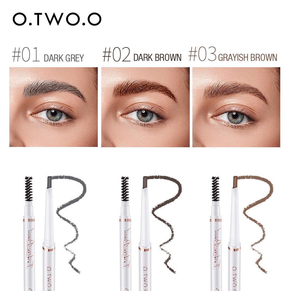 O.TWO.O Eyeshadow + Brush + Eyebrow Pencil + Eyeliner + Eyebrow Knife 160g