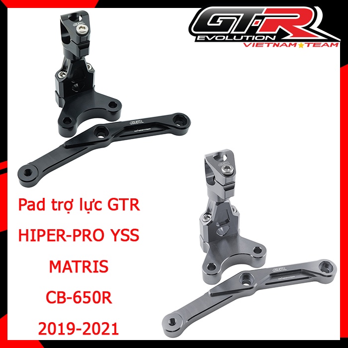 Pad trợ lực full set GTR CB650R 2019-2021 gắn cho trợ lực HIPER-PRO MATRIS