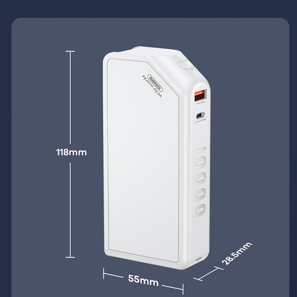 Cốc sạc đa năng tích hợp Pin Dự Phòng sạc nhanh Remax RPP-172 10000mAh Jany Series QC3.0 và PD max 22.5w