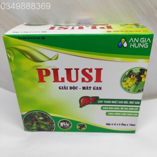 Plusi Mát Gan Hộp 4 vỉ x 5 ống