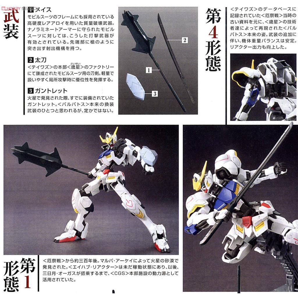 Mô hình lắp ráp Gundam IBO HG Barbatos TThongli