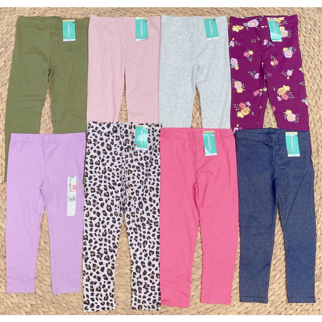 [Size 5T] Quần dài Legging Carters cho bé gái từ sơ sinh đến 5 tuổi/ Quần legging bé gái xuất dư- bebefamilyshop- QGC