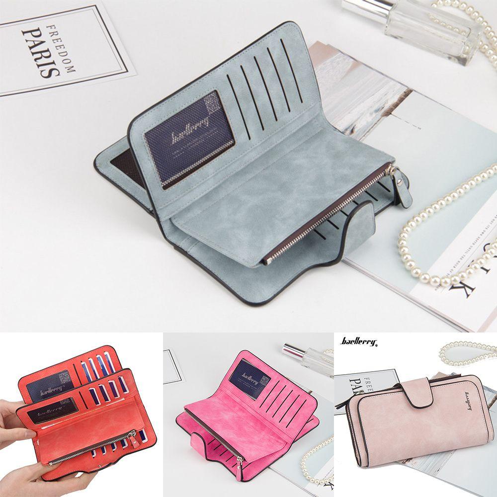 Ví Da PU Cầm Tay Đựng Thẻ Thời Trang Cho Nữ