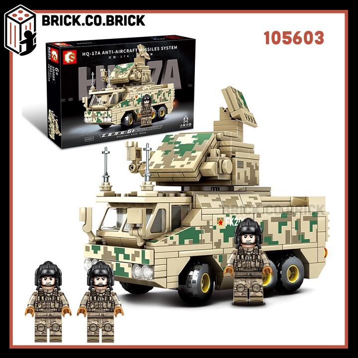 Đồ chơi Lắp Ráp Xe Tank Quân Sự hạng nặng Đức Modern military German Army WW2 Capital Main Tank 105562 105603