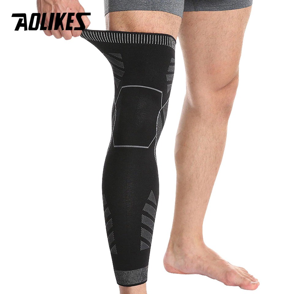 Đai bó gối dài AOLIKES A-7060 bảo vệ đầu gối chống nắng Elastic long leggings