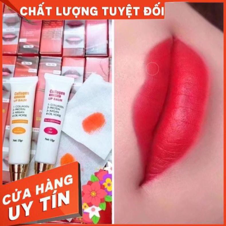 [ FREE SHIP ] Dưỡng Môi Kích Màu_Dưỡng Kích Màu Collagen Lip Balm 15g-Check mã-Usa đồ phun xăm, dụng cụ phun xăm thẩm mỹ