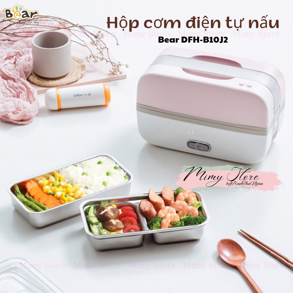 Hộp Cơm Điện Tự Nấu Bear Tiện Lợi Mang Đi Làm