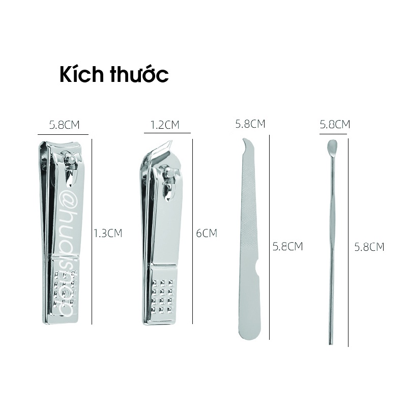 Bấm móng tay tiện lợi Bộ bấm móng tay 16 chi tiết Bộ dụng cụ chăm sóc cá nhân 16 món GD452 Hudishop