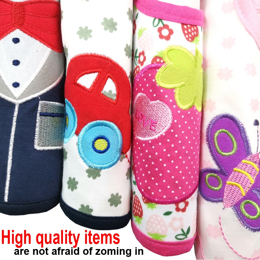 Yếm cotton 3 lớp chống thấm nước dễ dàng vệ sinh chuyên dụng cho bé
