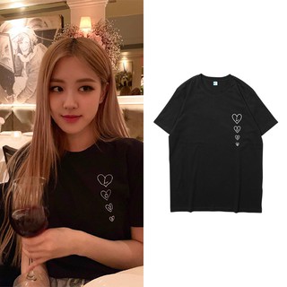 Áo thun Love heart Blackpink Rosé
