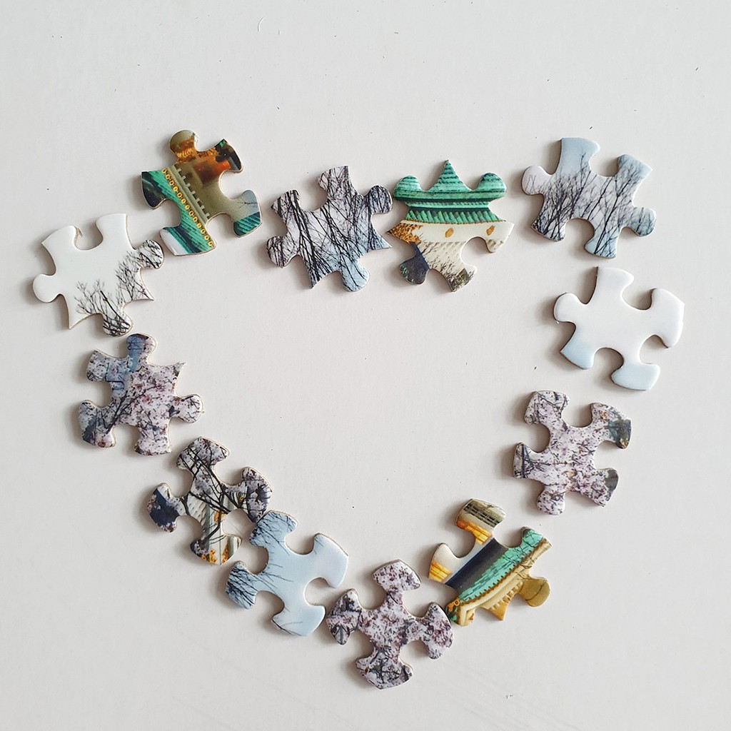 Bộ tranh xếp hình jigsaw puzzle cao cấp 330 mảnh ghép của liên kết mua– Dạ Khúc (30x44cm)