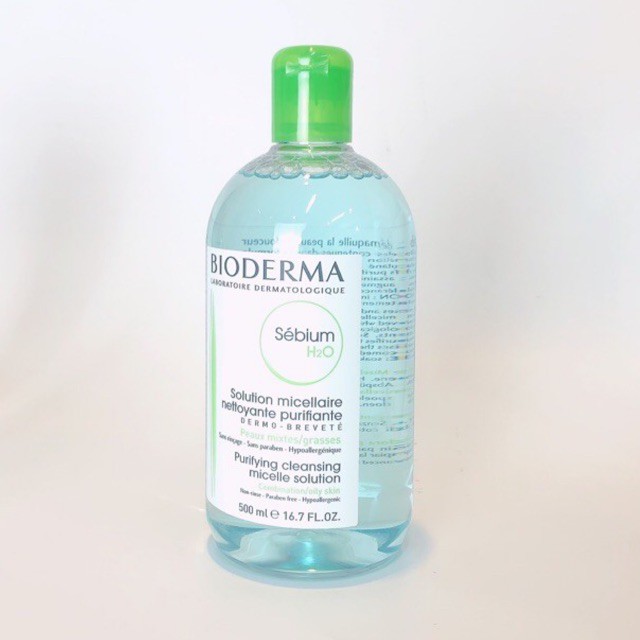 [Date 2024] Nước Tẩy Trang Bioderma sạch dịu nhẹ cho da dầu, nhạy cảm, màu xanh hồng 100ml, 500ml | BigBuy360 - bigbuy360.vn