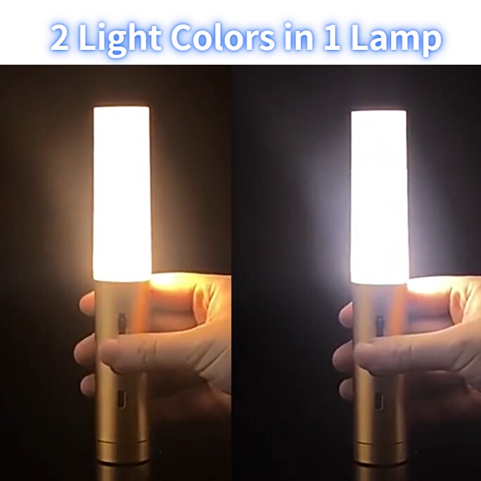 Đèn LED 2 Màu Trong 1 Cảm Biến Chuyển Động Kèm Sạc USB Tiện Dụng Cho Nhà Bếp