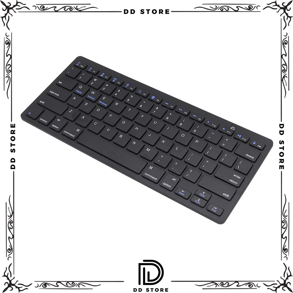 Bàn Phím Mini Bluetooth Không Dây KBM 102 Dùng Cho PC Laptop Macbook Ipad Tivi - Hàng chính hãng