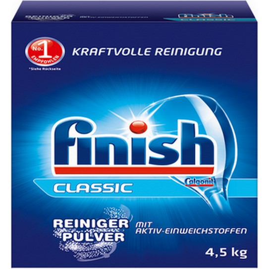 BỘT RỬA CHÉN FINISH 4,5KG DÙNG CHO MÁY RỬA CHÉN BÁT LY