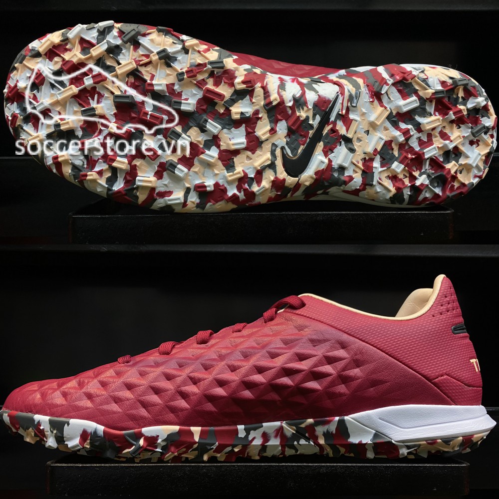 【Giày chạy thể thao】Giày bóng đá Nike Tiempo Legend 8 Pro TF, giày đá bóng sân cỏ nhân tạo, đổi size