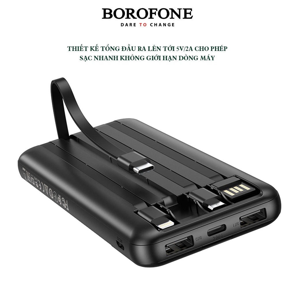 Pin sạc dự phòng Borofone BJ20 10.000mAh - AK Mobile