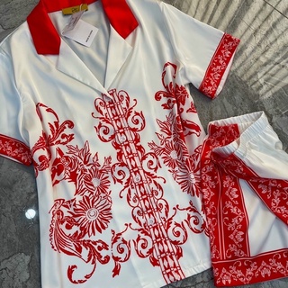 PYJAMA CỘC ĐÙI CLC TRÚC ĐỎ XINH