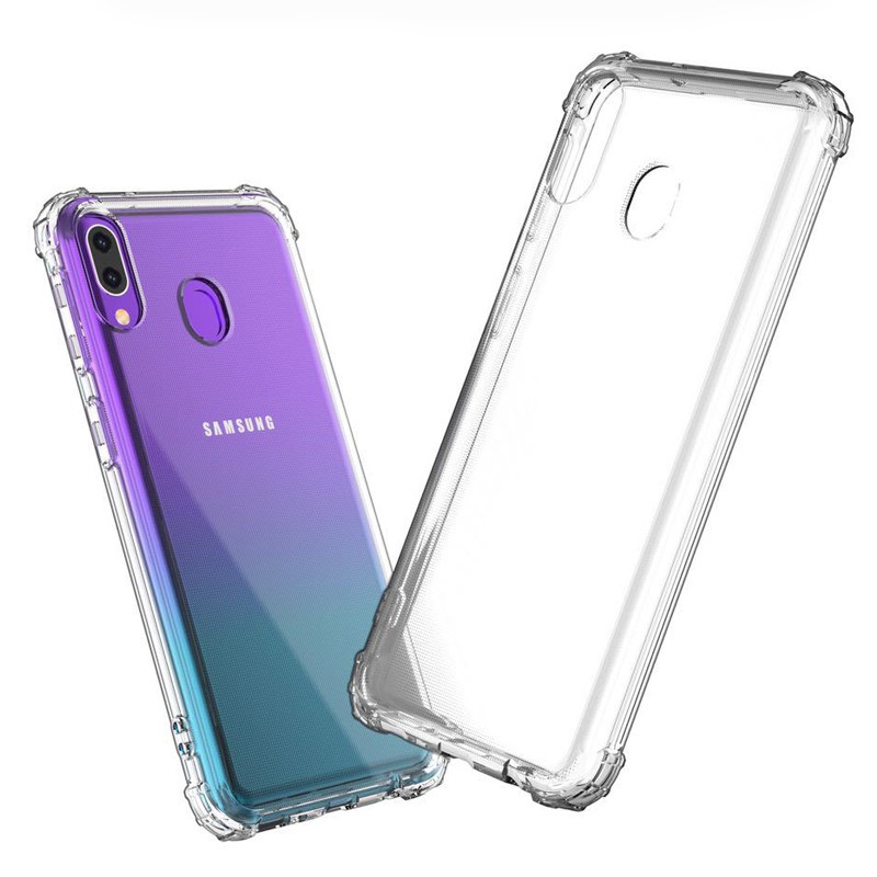 Ốp điện thoại TPU chống vỡ chịu va đập tốt cho Samsung Galaxy M20 M30 A10 A20 A30 A50 A70 A7 A9 S9 S10e S10 Plus