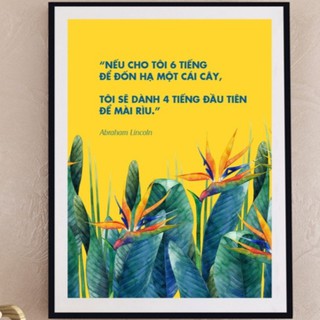 Tranh canvas slogan hay, ý nghĩa cuộc sống.