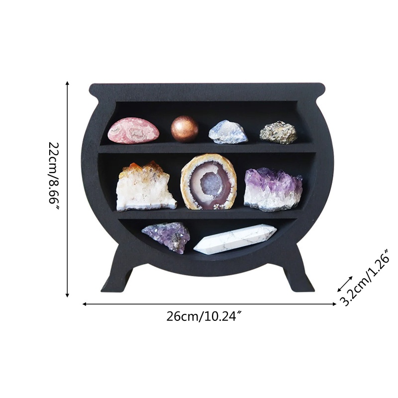 Kệ Đựng Mỹ Phẩm Bằng Pha Lê Phong Cách Halloween Độc Đáo