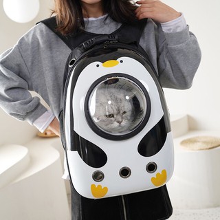 Balo phi hành gia chim cánh cụt cho chó mèo Space Bag cao cấp