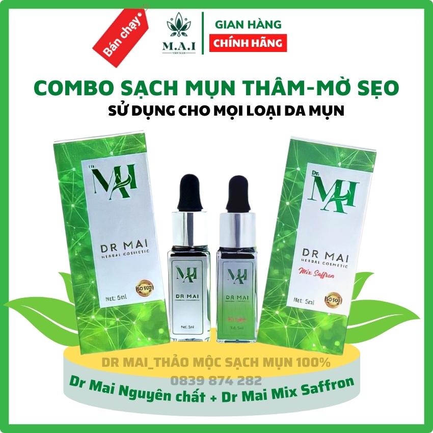 Dr Mai, serum sạch mụn chiết xuất 100% từ thiên nhiên, giúp đánh bay mụn sạch thâm