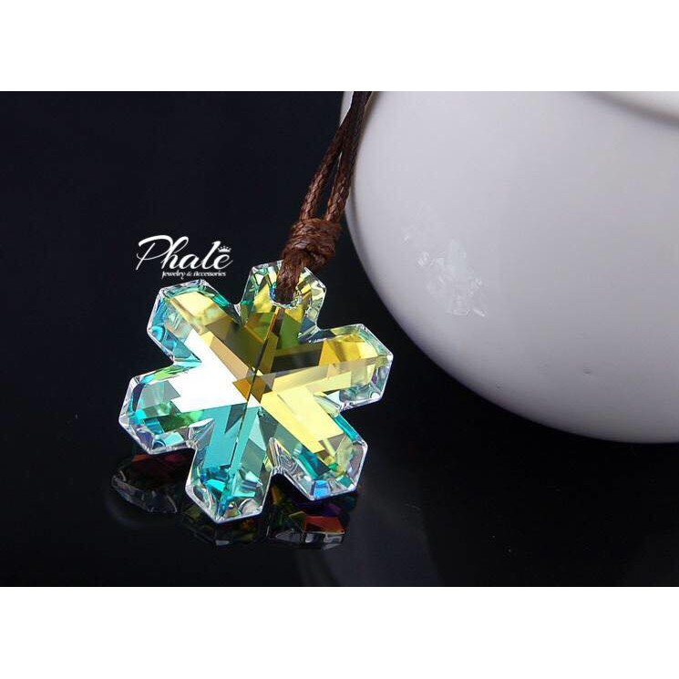 Mặt Dây Pha Lê Swarovski Hình Bông Tuyết S30mm