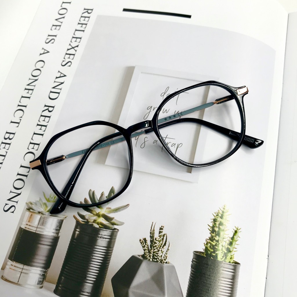 [ FREE MẮT CẬN ] Gọng Kính Cận Nam Nữ Phong Cách Retro Mắt Đa Giác OBE 2053ZY | BigBuy360 - bigbuy360.vn