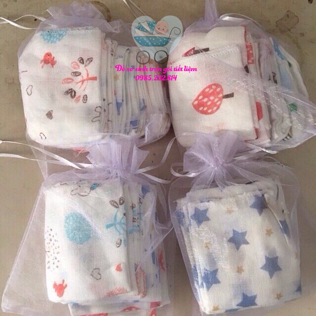 SET 10 KHĂN MẶT ADEN SỢI TRE CAO CẤP