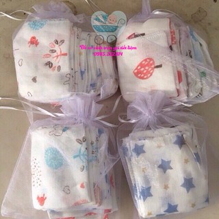 Set 10 khăn mặt aden sợi tre cao cấp