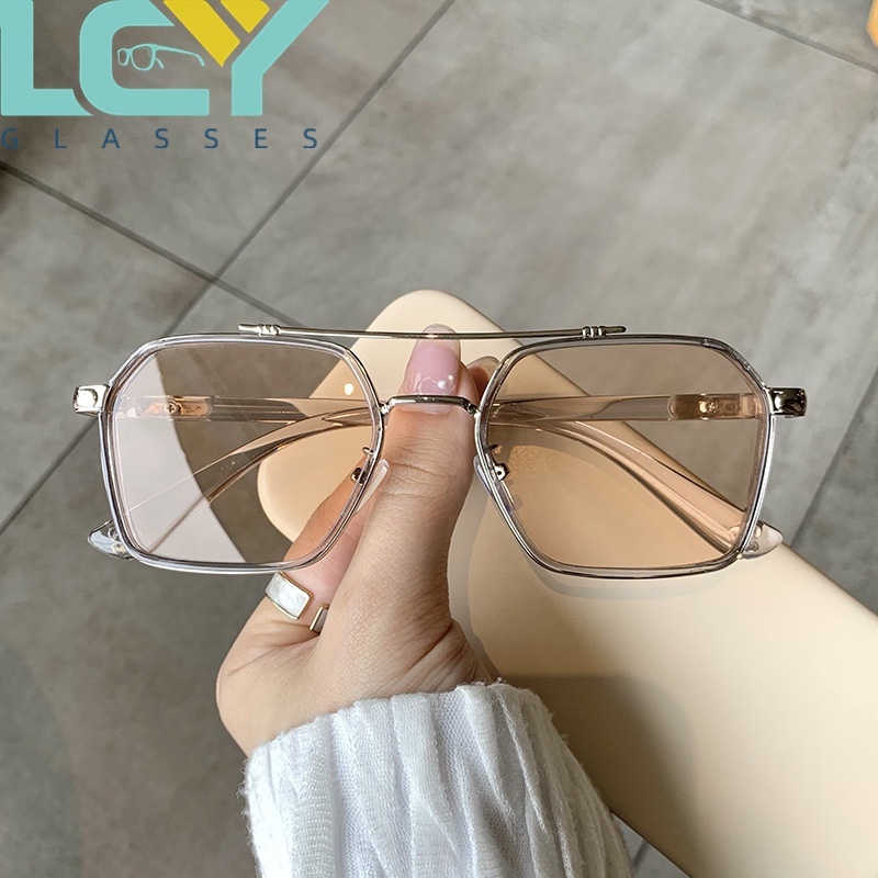 Kính Mát Gọng Vuông Chống Tia UV Phong Cách Hàn Quốc Cổ Điển Mới 2022 0039