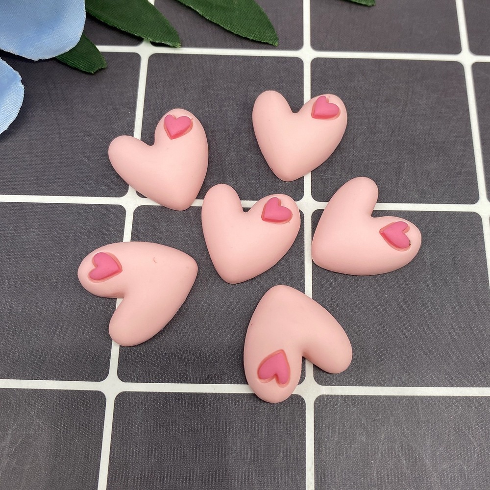 Mô Hình Trái Tim Bằng Nhựa Resin Trang Trí Điện Thoại Diy Cho Bé