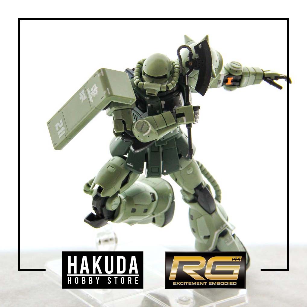 Mô hình RG 04 1/144 Zaku II - Chính hãng Bandai Nhật Bản