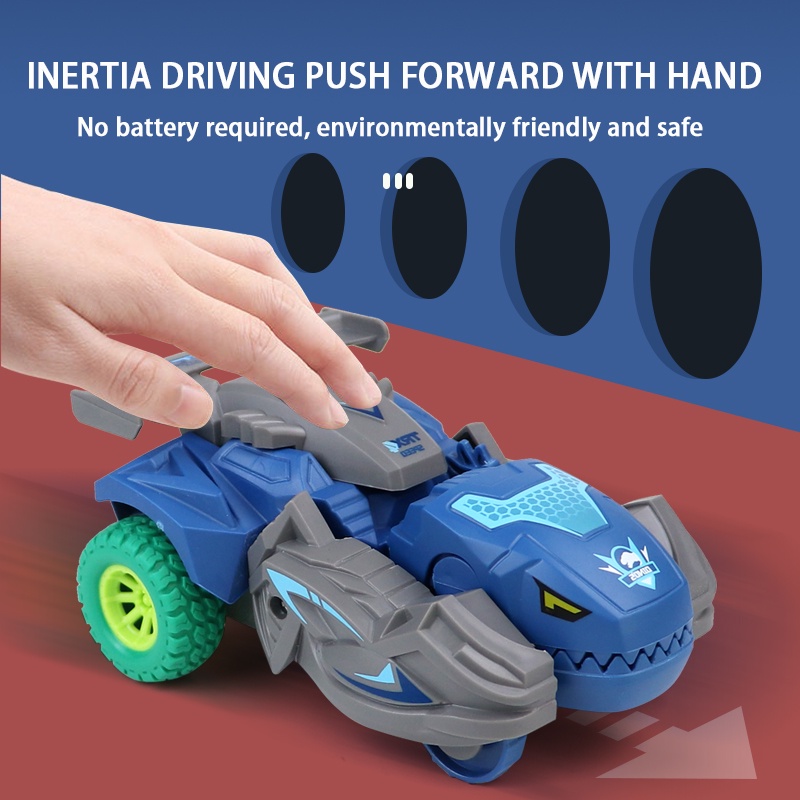 BP MART Đồ chơi xe hơi biến hình khủng long thú vị cho các bé