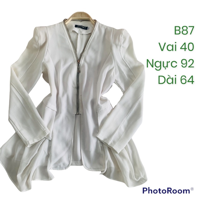 Áo khoác blazer B87 2hand Hàn si tuyển (ảnh thật)